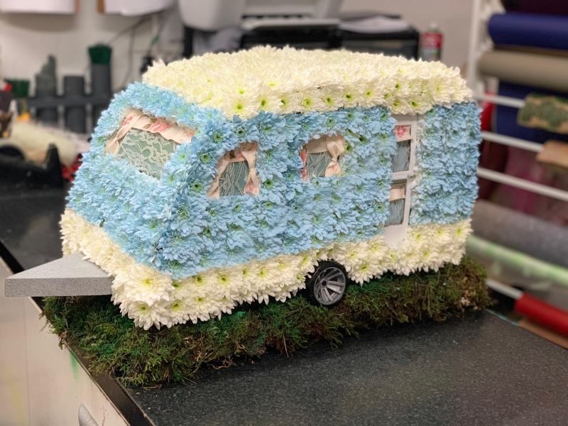 3D Caravan Blue