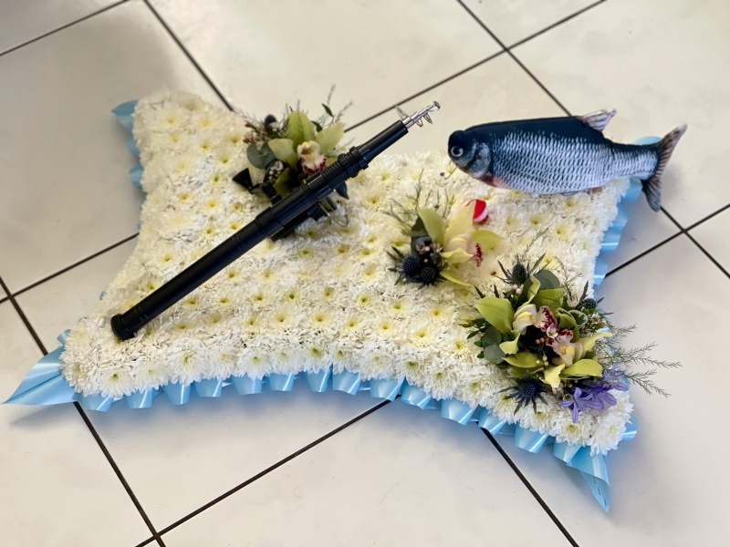 3D Fishing Tribute Pillow